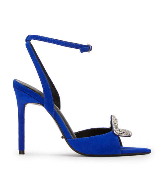 Azure Tony Bianco Moshi Azure Suede 10.5cm Stiletto Heels | DUSVO94902