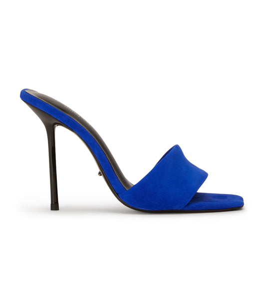 Azure Tony Bianco Natalie Azure Suede 10.5cm Stiletto Heels | USJKU87563