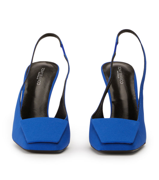 Azure Tony Bianco Rue Azure Crepe 10.5cm Event Heels | GUSUC12335