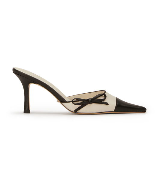 Beige / Black Tony Bianco Shirley Bone/Black 8cm Court Shoes | SUSVO86270