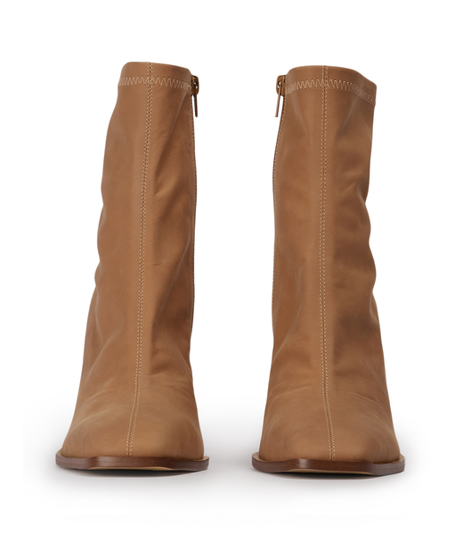 Beige Tony Bianco Rover Caramel Diesel 8.5cm Heeled Boots | EUSHC30696