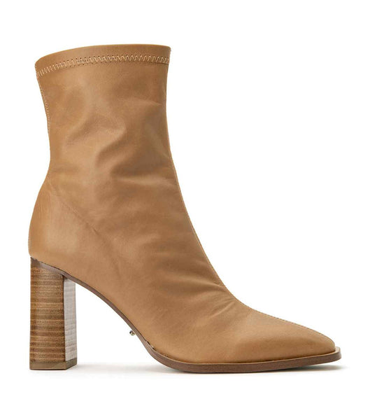 Beige Tony Bianco Rover Caramel Venice 8.5cm Heeled Boots | LUSTR42522