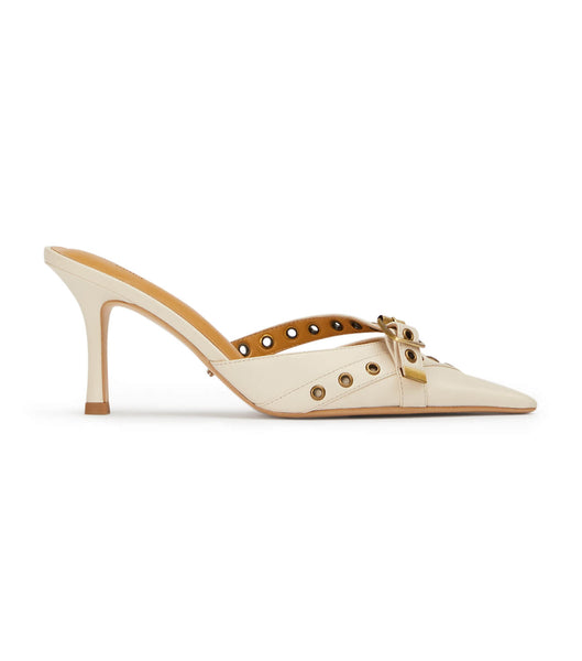 Beige Tony Bianco Savoir Bone Venice 8cm Low Heels | USJKU38005