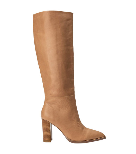 Beige Tony Bianco Skyla Caramel Venice 9cm Mid Calf Boots | QUSWA25421