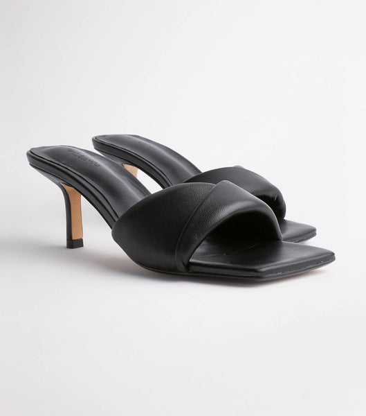 Black Tony Bianco Alexa Black Nappa 6.5cm Event Heels | YUSVQ87430