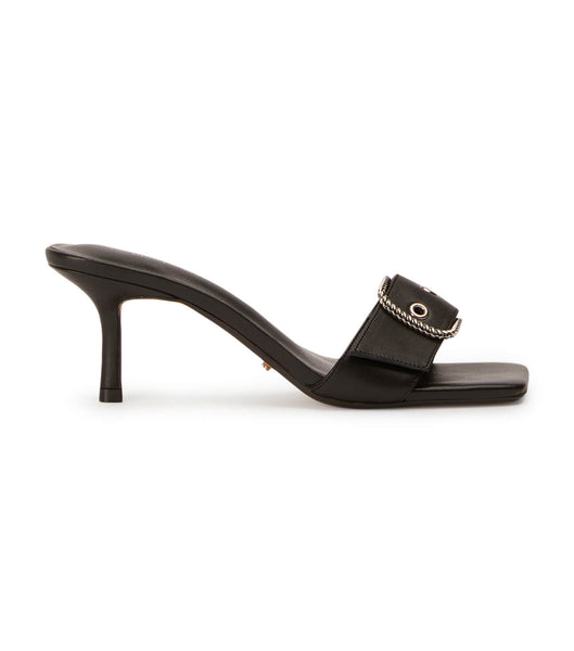 Black Tony Bianco Amy Black Nappa 6.5cm Low Heels | XUSGW24641