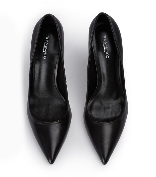 Black Tony Bianco Anja Black Como 10.5cm Court Shoes | YUSGT10692