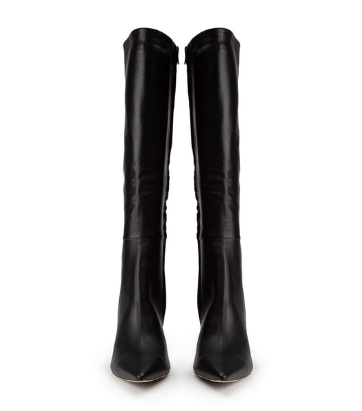 Black Tony Bianco Apollo Black Venice 10.5cm Knee High Boots | DUSKV42672