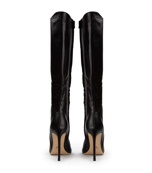 Black Tony Bianco Apollo Black Venice 10.5cm Knee High Boots | DUSKV42672