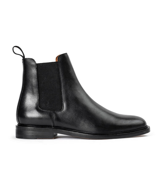 Black Tony Bianco Arctic Black Como 2.5cm Flat Boots | USCVG92796