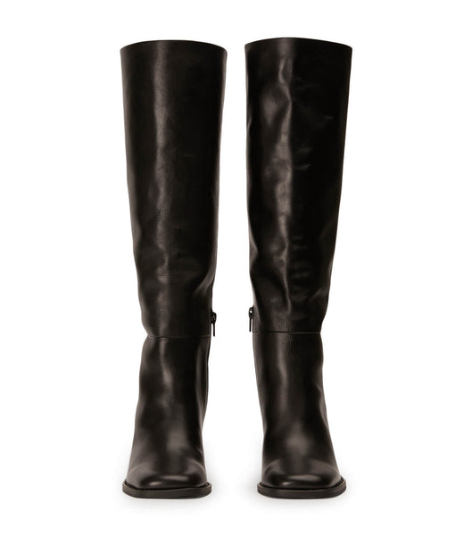 Black Tony Bianco Asher Black Como 8.5cm Heeled Boots | FUSHY52942