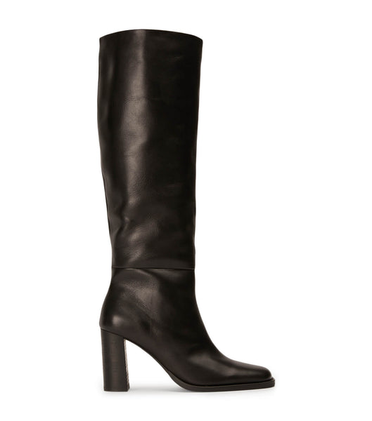 Black Tony Bianco Asher Black Como 8.5cm Heeled Boots | FUSHY52942