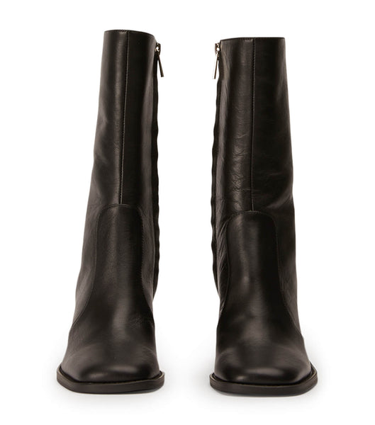 Black Tony Bianco Atlanta Black Venice 8.5cm Heeled Boots | LUSSX84774