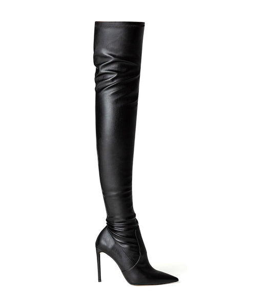 Black Tony Bianco Avah Black Venezia 10.5cm Stiletto Boots | EUSVG99683