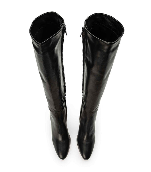 Black Tony Bianco Bellez Black Venice 9.5cm Mid Calf Boots | USCIF74807