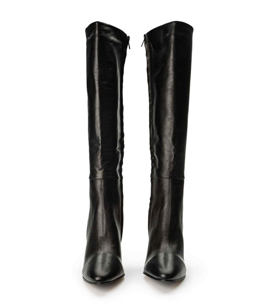 Black Tony Bianco Bellez Black Venice 9.5cm Mid Calf Boots | USCIF74807