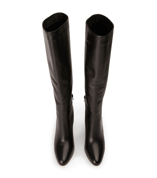 Black Tony Bianco Boss Black Como 9.5cm Knee High Boots | GUSEC89339