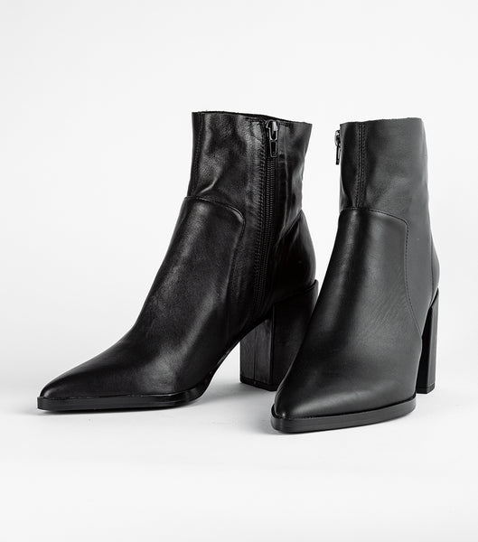 Black Tony Bianco Brazen Black Luxe 8.5cm Ankle Boots | DUSVO52030