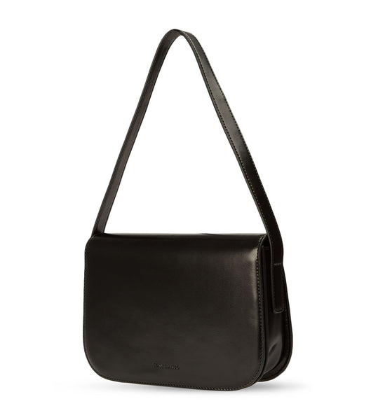 Black Tony Bianco Cecil Black Leather Shoulder Bag Accessories | USEAH86379