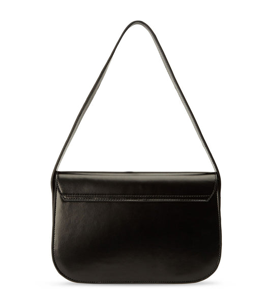 Black Tony Bianco Cecil Black Leather Shoulder Bag Accessories | USEAH86379