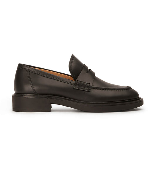 Black Tony Bianco Cherish Black Turin 4.5cm Loafers | EUSHC18961