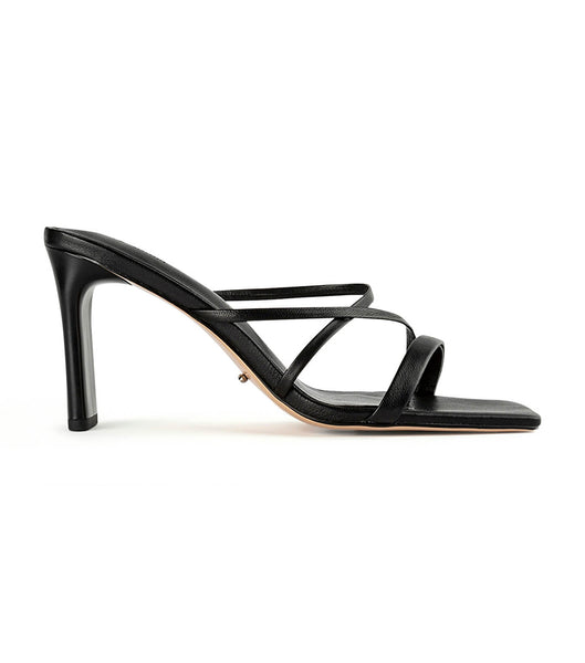 Black Tony Bianco Classic Black Nappa 8.5cm Event Heels | USNZX34836