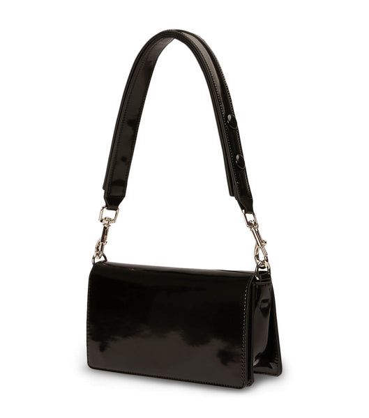 Black Tony Bianco Clove Black Hi Shine Shoulder Bag Accessories | AUSWC40737