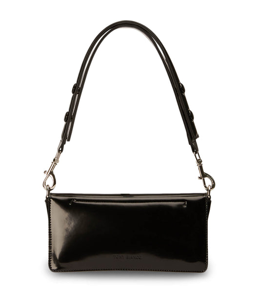 Black Tony Bianco Clove Black Hi Shine Shoulder Bag Accessories | AUSWC40737