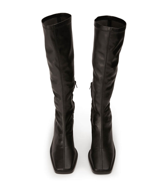 Black Tony Bianco Damon Black Venezia 7.5cm Knee High Boots | USNEJ62343