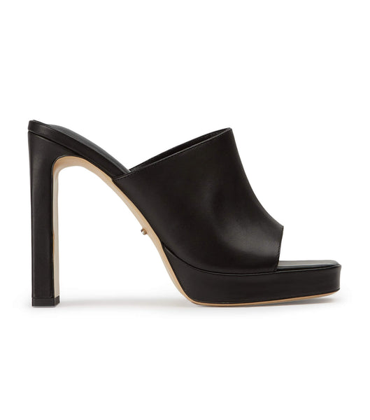 Black Tony Bianco Dover Black Como 11.5cm Block Heels | SUSVO66164