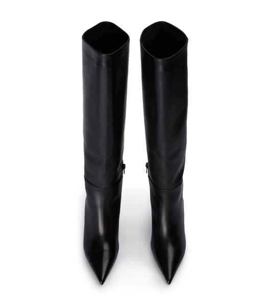 Black Tony Bianco Drake Black Como 9.5cm Knee High Boots | USJKU74650