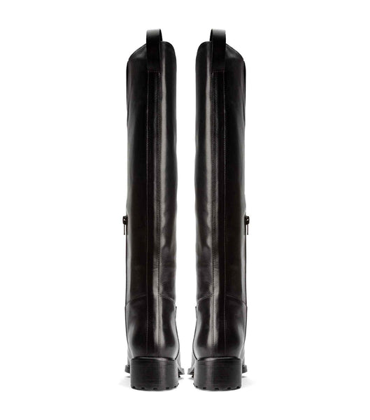 Black Tony Bianco Eleanor Black Como 4cm Knee High Boots | USXMI10441