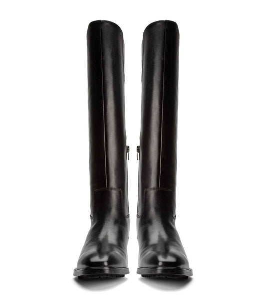 Black Tony Bianco Eleanor Black Como 4cm Mid Calf Boots | USZPD99582