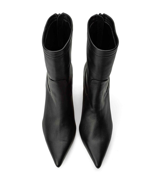 Black Tony Bianco Ellie Black Nappa 8.5cm Ankle Boots | USJVR36368