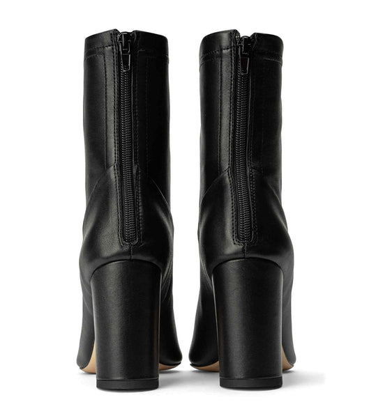 Black Tony Bianco Ellie Black Nappa 8.5cm Ankle Boots | USJVR36368