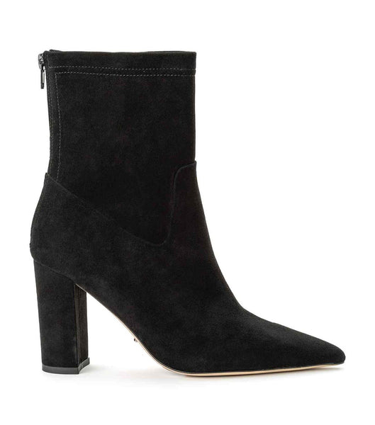 Black Tony Bianco Ellie Black Suede 8.5cm Ankle Boots | BUSSO58731