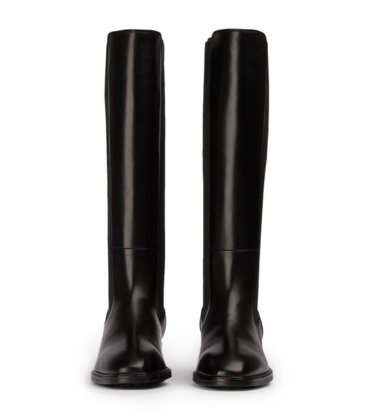 Black Tony Bianco Emrata Black Como 4cm Knee High Boots | BUSSO17730