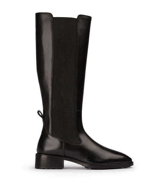 Black Tony Bianco Emrata Black Como 4cm Knee High Boots | BUSSO17730