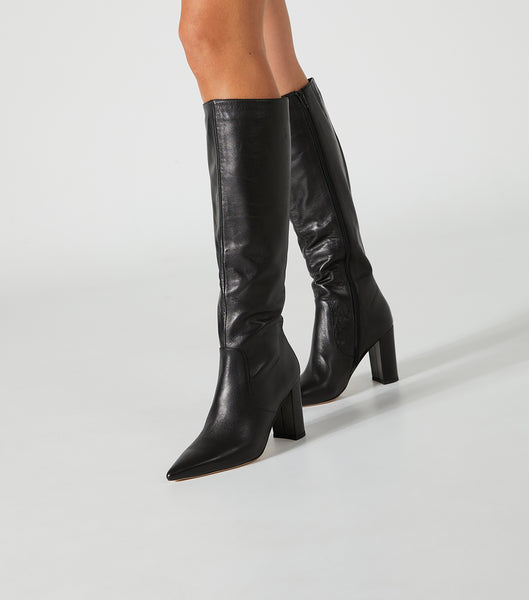 Black Tony Bianco Epic Black Venice 8.5cm Heeled Boots | AUSDF31578