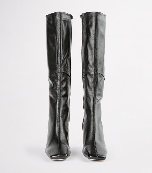 Black Tony Bianco Fantasy Black Venice 8cm Heeled Boots | AUSWC97090