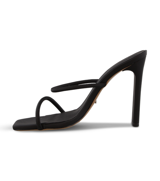 Black Tony Bianco Florence Black Galaxy 11cm Block Heels | QUSWA12018