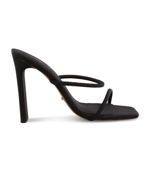 Black Tony Bianco Florence Black Galaxy 11cm Block Heels | QUSWA12018