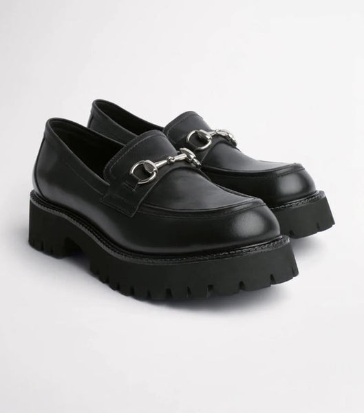 Black Tony Bianco Greer Black Como 4cm Loafers | LUSSX74339