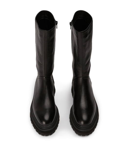 Black Tony Bianco Hahn Black Como 5.5cm Mid Calf Boots | SUSVO87052