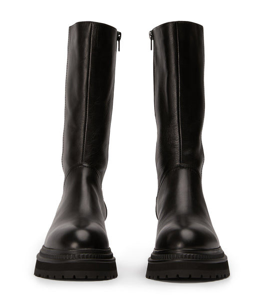 Black Tony Bianco Hahn Black Como 5.5cm Mid Calf Boots | SUSVO87052