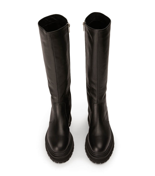 Black Tony Bianco Hitch Black Venice 5.5cm Mid Calf Boots | FUSUI96297