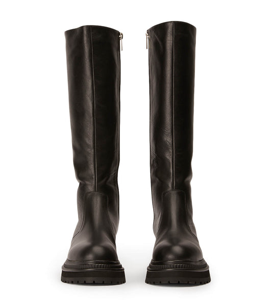 Black Tony Bianco Hitch Black Venice 5.5cm Mid Calf Boots | FUSUI96297