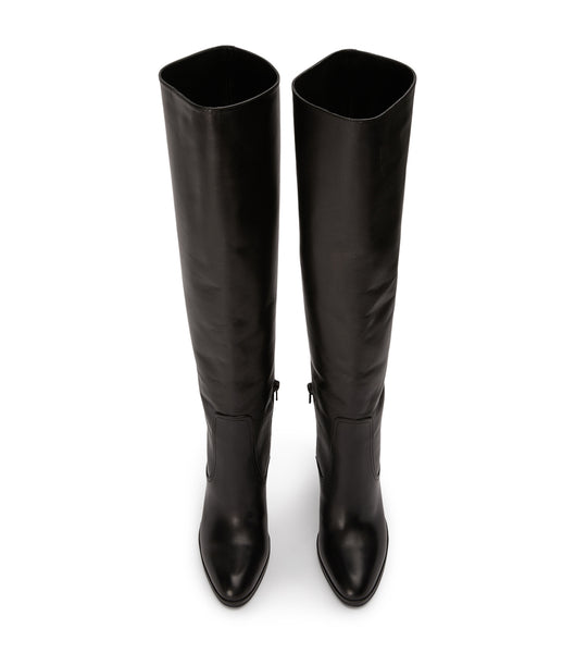 Black Tony Bianco Hot Black Como 10.5cm Knee High Boots | MUSFT39528