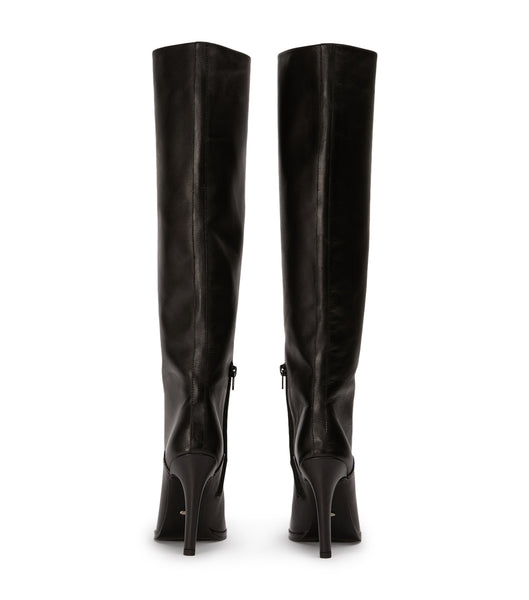 Black Tony Bianco Hot Black Como 10.5cm Knee High Boots | MUSFT39528