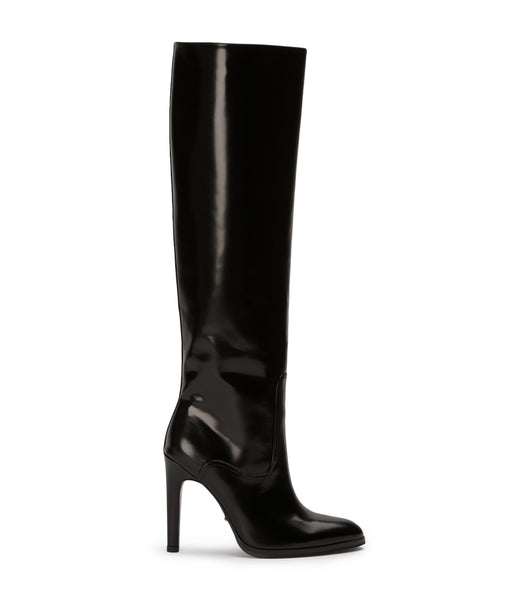 Black Tony Bianco Hot Black Como 10.5cm Knee High Boots | MUSFT39528